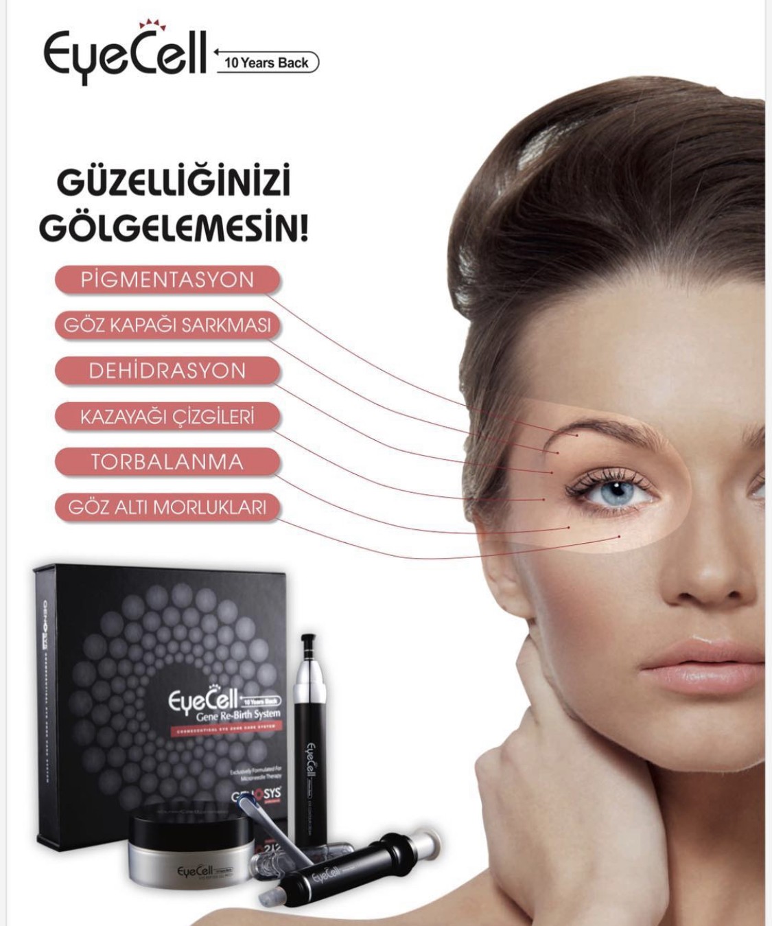 eyecell göz çevresi bakımı