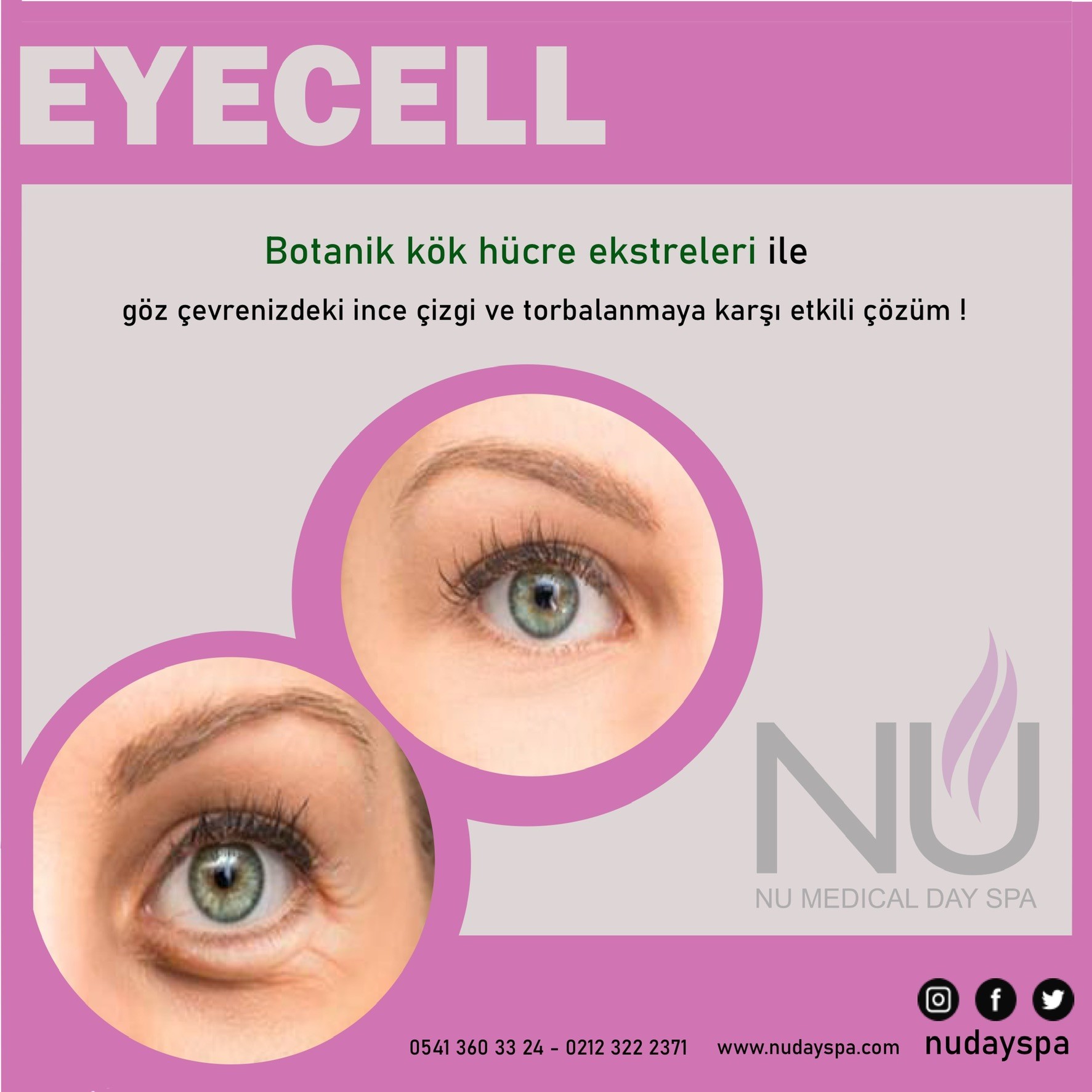 eyecell göz çevresi bakımı